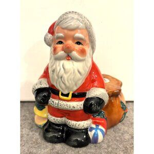 Vintage Cracker Barrel Santa Spreader Holder  6" x 5.5"  # 3287